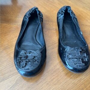 Tory Burch Black Ballet Flats